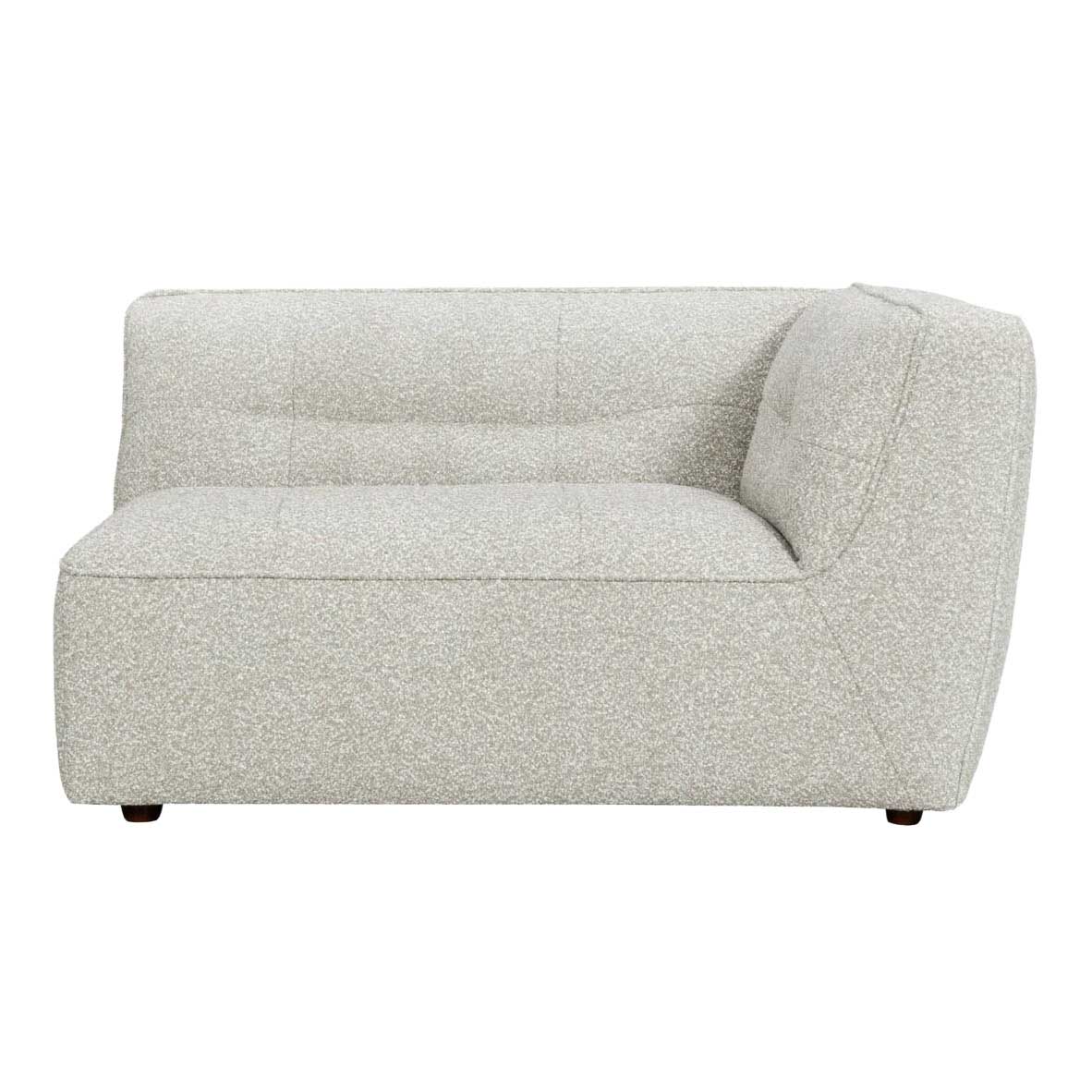 NED Collections Grace Sofa 1 Seater Right Arm - Oat Cloud